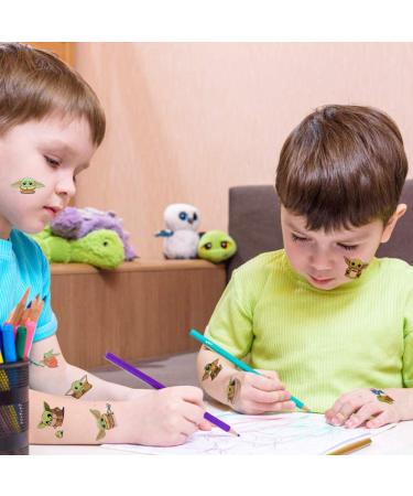 Cute Alien Temporary Tattoos - Perfect for Kids' Alien Theme Birthday Parties and Baby Showers! - Buy Online on SooperMarket.com