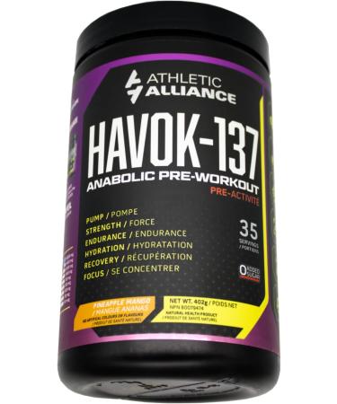 HAVOK-137 Pre Workout 35 Serving (Pineapple Mango) - Buy Online on SooperMarket.com
