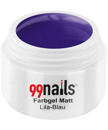 99nails Color Gel Matt - Purple-Blue 1 pack (1 x 5 ml)
