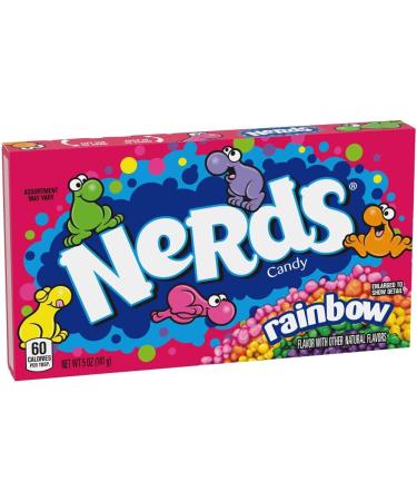 Wonka Rainbow Nerds Theatre Size Box 141g Box American Candy x 3 Delicious Tasty And Twisty Treat Gift Hamper - Buy Online on SooperMarket.com
