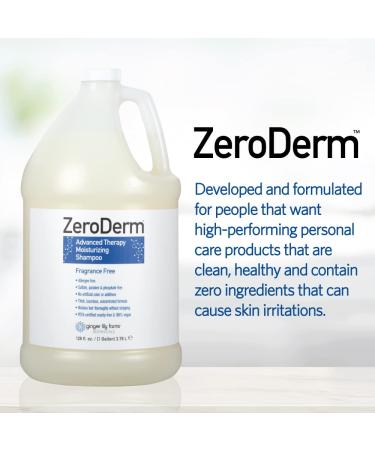Ginger Lily Farms Botanicals ZeroDerm Advanced Therapy Moisturizing Shampoo - 1 Gallon (128 Fl. Oz.), Vegan, Cruelty-Free, Fragrance-Free - Buy Online on SooperMarket.com