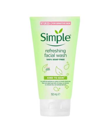 Simple Kind to Skin Refreshing Facial Wash Gel (150ml) - Pack of 2