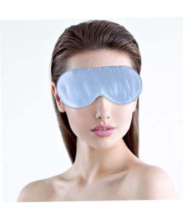 Silk Sleep Eye Mask | Adjustable Comfortable Blindfold for Sleeping & Travel | Blue | 1 Count - Buy Online on SooperMarket.com
