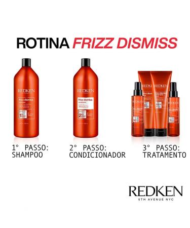 REDKEN FRIZZ DISMISS Conditioner 1000 ml - Aquatic | Anti-Frizz Smooth and Moisturizing Hair Care - International Shipping Available - Buy Online on SooperMarket.com