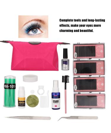 14PC Eyelash Extension Set - Professional Grafting Kit for Starters | Complete Eyelash Extension Starter Kit - Buy Online on SooperMarket.com