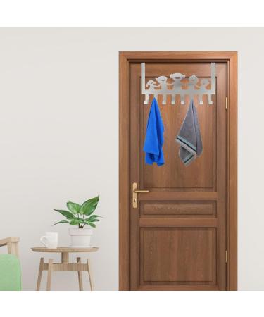 CHILDWEET Door Hanger 1pc Door Back Hook Over Door Towel Bar Over The Door Towel Racks for Bathroom Door Hanging Row Hook - Buy Online on SooperMarket.com