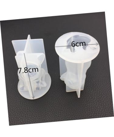STOBOK Epoxy Molds Jewelry White Silicone Aromatherapy Making DIY Stereoscopic Mould Mold Crystal Plaster for Crafts Epoxy - Buy Online on SooperMarket.com