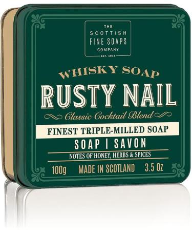 Scottish Soap Soap In A Tin Rusty Nail - Buy Online on SooperMarket.com