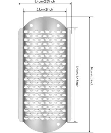 12 PCS Stainless Steel Foot Grater Set - Professional Callus Remover for Feet - Buy Online on SooperMarket.com