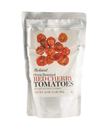 Roland Foods Oven Roasted Tomatoes, Marinated with Garlic and Oregano, Specialty Imported Food, - Bag cherry 32 Ounce