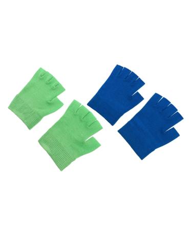 PLAFOPE 2 Pairs Gel Gloves Women Moisturizing Gloves Cosmetic Moisturizing Gloves Hand Care Gloves Moisturizing Gloves Moisturizing Hand Gloves Gel Moisturizing Gloves