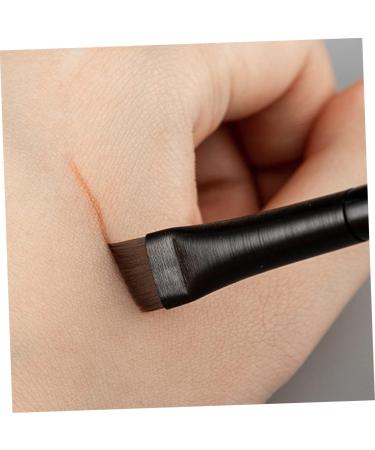 Baluue 12 Sets Eyeliner Brush Makeup Brush Ear Multi-function Eyebrow Brush Wood Black - Buy Online on SooperMarket.com