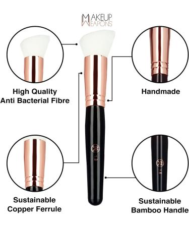 Professional Mini Angled Brush for Under-Eye & Nose Contour - Perfect for Concealing Blending Setting & Buffing | 1.3" Angled Contour Brush - International Shipping Available - Buy Online on SooperMarket.com