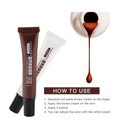 Waterproof Scar & Tattoo Concealer Set for Flawless Coverage - Makeup Primer & Contour Cream - Buy Online on SooperMarket.com