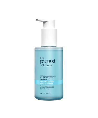 The Purest Solutions Hydrating Gentle Facial Cleanser (0.5% Hyaluronic Acid & 0.5% Sodium PCA Ceramide) - Exfoliating Salicylic Acid Cleanser for All Skin Types - Vegan | Cruelty Free (6.76 fl. oz)