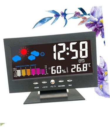 Healeved 2 Pcs Digital Clock Time Display Clock Stylish Clock Creative Clock Multifunctional Clock Led Number Size 1x2pcs - Buy Online on SooperMarket.com