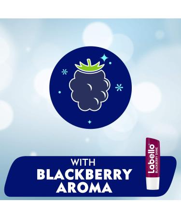 Labello BlackBerry Shine Lip Balm 4.8g - Hydrating Lip Care for Smooth, Luscious Lips - Buy Online on SooperMarket.com