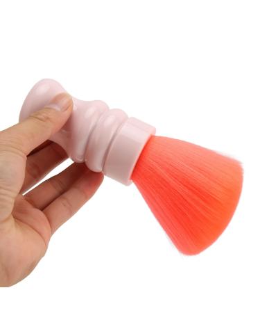 Neck Duster Brush Portable Barber Neck Cleaning Brush for Cleaning Broken Hair or Beard Face Duster Brush with Nylon Bristles and Ergonomic Handle Barber Supplies for Hair Salon
