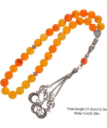 EXCEART 1 String 33 beads bracelet chinese bracelet buddhist prayer beads bracelet for women China Miss gem As Shown 1X1.5X31.5CM - Buy Online on SooperMarket.com