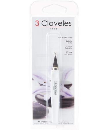 3 Claveles 12350 Stainless Steel Cuticle Remover 10 cm - Professional Quality Tool - Buy Online on SooperMarket.com