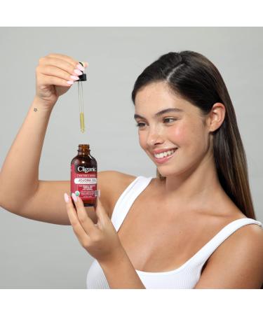 Cliganic USDA Organic Jojoba Oil - 100% Pure, Cold Pressed, Hexane Free - 2oz | For Hair & Face - Base Carrier Oil - Buy Online on SooperMarket.com