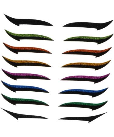 Gogogmee 36 Pairs Glitter Eyeliner Adhesive Eyelid Strips Double Eyelid Strips Double-sided Tape Sticker - Buy Online on SooperMarket.com