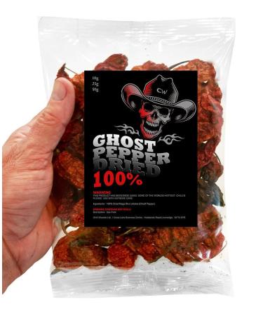 Ghost Chilli Pepper Naga Jolokia Pods 50g