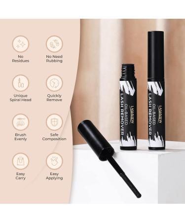 LASHVIEW Eyelash Remover | Gentle Cluster Lash Glue Remover for DIY Extensions | Soothing & Non-Irritating Eye Cleanser 5ML | International Shipping Available - Buy Online on SooperMarket.com