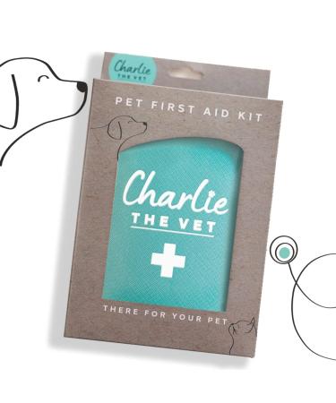 Dog First Aid Kit/Pet First Aid Kit - Vet Approved Premium First Aid Supplies for All Emergencies Instruction Booklet Thermometer Vet Wrap Bandages Nail Clippers Tick Removers Wipes and More.
