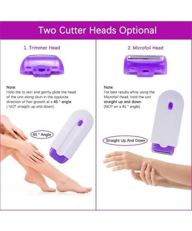 Silky Smooth Hair Eraser - Painless Hair Removal Razor for Any Body Part - Buy Online on SooperMarket.com