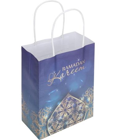 Hztyyier Ramadan Gift Bag Gift Wrap Bag 12Pcs Ramadan Tote Bag Paper Ornaments Supplies Decorations Decorative Items Paper Present Bag (blue tote bag) - Buy Online on SooperMarket.com