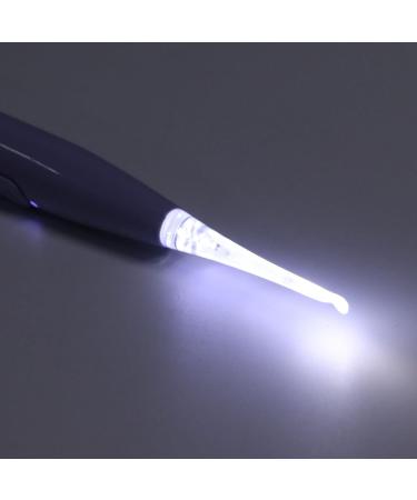 USB Rechargeable Kids Ear Wax Removal Spoon with LED Flashlight - Safe Ear Cleaner for Adults & Kids - Purple - Buy Online on SooperMarket.com
