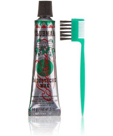 Buy Pinaud Moustache Wax with Brush/Comb - Neutral 0.5 oz (2pc) | Best International Shipping - Buy Online on SooperMarket.com