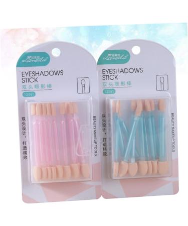 PLAFOPE 24pcs Women Eyeshadow Brush Foam Eyeshadow Makeup Sponge Sponge - Buy Online on SooperMarket.com