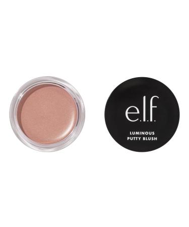 e.l.f. Luminous Putty Blush  Putty-to-Powder  Buildable Blush With A Subtle Shimmer Finish  Highly Pigmented & Creamy  Vegan & Cruelty-Free  Maui