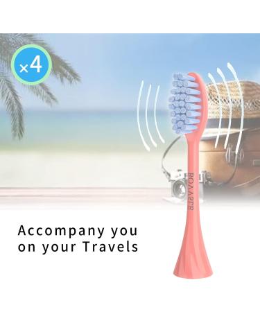 4 Pack Premium Toothbrush Replacement Heads for Philips One Series Sonicare | Deep-Cleaning | Compatible with HY1100 & HY1200 | Miami Coral - Buy Online on SooperMarket.com
