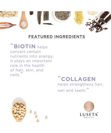 Luseta Biotin & Collagen Hair Growth Conditioner 16.9oz - Repair & Thicken Dry Hair - Sulfate & Paraben Free - Infused with Argan Oil - Buy Online on SooperMarket.com