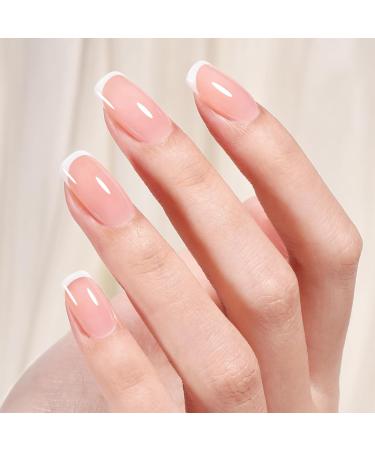 AILLSA Nude Pink Gel Polish - Translucent Jelly UV Gel for French Manicure | Cherry Blossom 0.51 Oz - Shop Internationally - Buy Online on SooperMarket.com