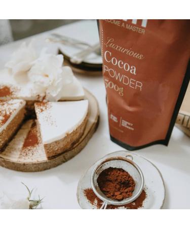 BAM Luxurious Cocoa Powder 500g | 100% Pure Alkalized Red-Brown Cocoa for Bread & Desserts | Premium Intensive Flavor - Buy Online on SooperMarket.com