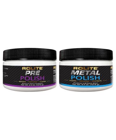 Rolite RPPMP45zCP Pre Polish & Metal Polish for The Ultimate Restorative Shine 4.5 Oz 4.5oz