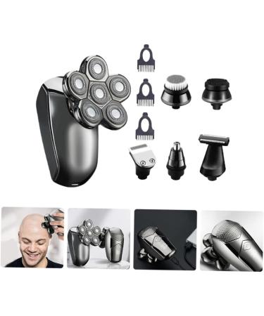6 Sets Electric Shaver for Men - Waterproof & Rechargeable Travel Razor - Hair Removal Device - Buy Online on SooperMarket.com
