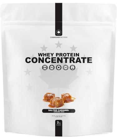 Canadian Protein 100% Whey Isolate 27g of Protein | 6 kg of Salted Caramel Flavoured Low Carb Keto Friendly Workout Recovery Drink | Protein Powder Rich in BCAA Amino Acids - Buy Online on SooperMarket.com