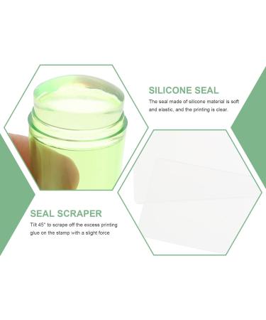Lurrose Nail Stamp Set - Double-Head Silicone Stamper & Scraper for Stunning Nail Art | International Shipping Available - Buy Online on SooperMarket.com