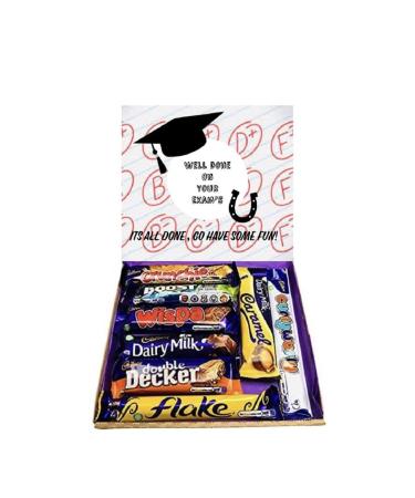 Congratulations On Passing Exams Cadburys Chocolate Gift Cadbury s Chocolates Sweet Box Great Treat Box - 8 Full Size Bars Chocolates Hamper