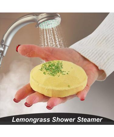Candles & Cream Lemongrass Shower Steamers - Aromatherapy Stress Relief Set of 2 - Buy Online on SooperMarket.com