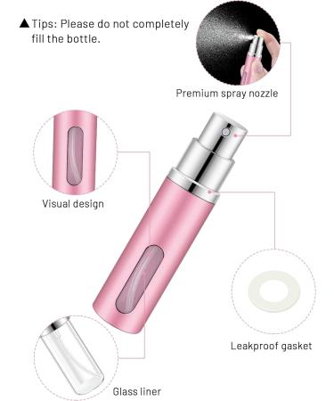 BELEVO Travel Perfume Atomiser Refillable 3 Pcs Perfume Travel Bottle For Toiletries 5 Ml Refillable Perfume Bottle Mini Spray Bottle Suitable For Men And Women Travel Essentials 3pcs - Buy Online on SooperMarket.com