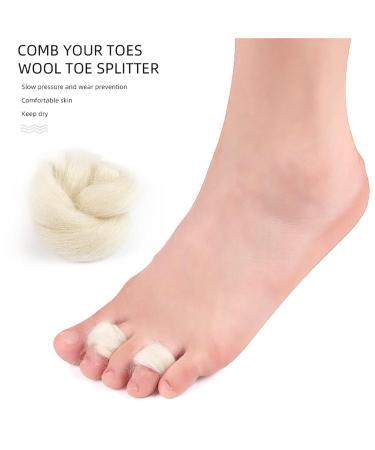 Soft Toe Separator for Corns & Overlapping Toes - Sweat Absorbing & Breathable - 1oz Pack - Buy Online on SooperMarket.com