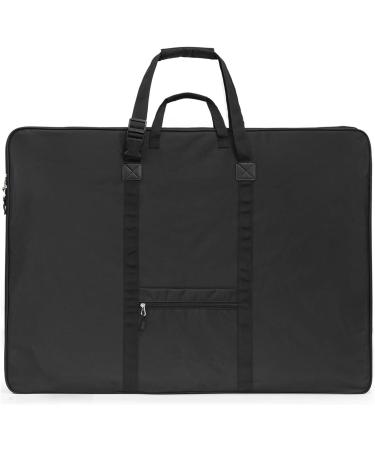 Nicpro Large Art Portfolio Bag 35x43 Inches - Waterproof Nylon Storage Case for Artwork, Sketches, Drawings - Shoulder Strap for Easy Carrying - Ideal for Artists, Photographers, and Designers - Buy Online on SooperMarket.com