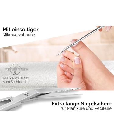 Buy Extra Long Stainless Steel Nail Scissors for Precision Trimming - International Shipping Available - Buy Online on SooperMarket.com