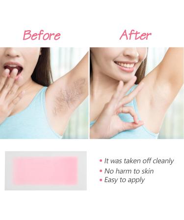 24pcs Wax Strips - Face, Eyebrow, Arms, Legs, Underarm Hair Removal for Women - Cold Facial Waxing Strips - Bikini Ready - Double Sided - Home & Travel Friendly - Buy Online on SooperMarket.com